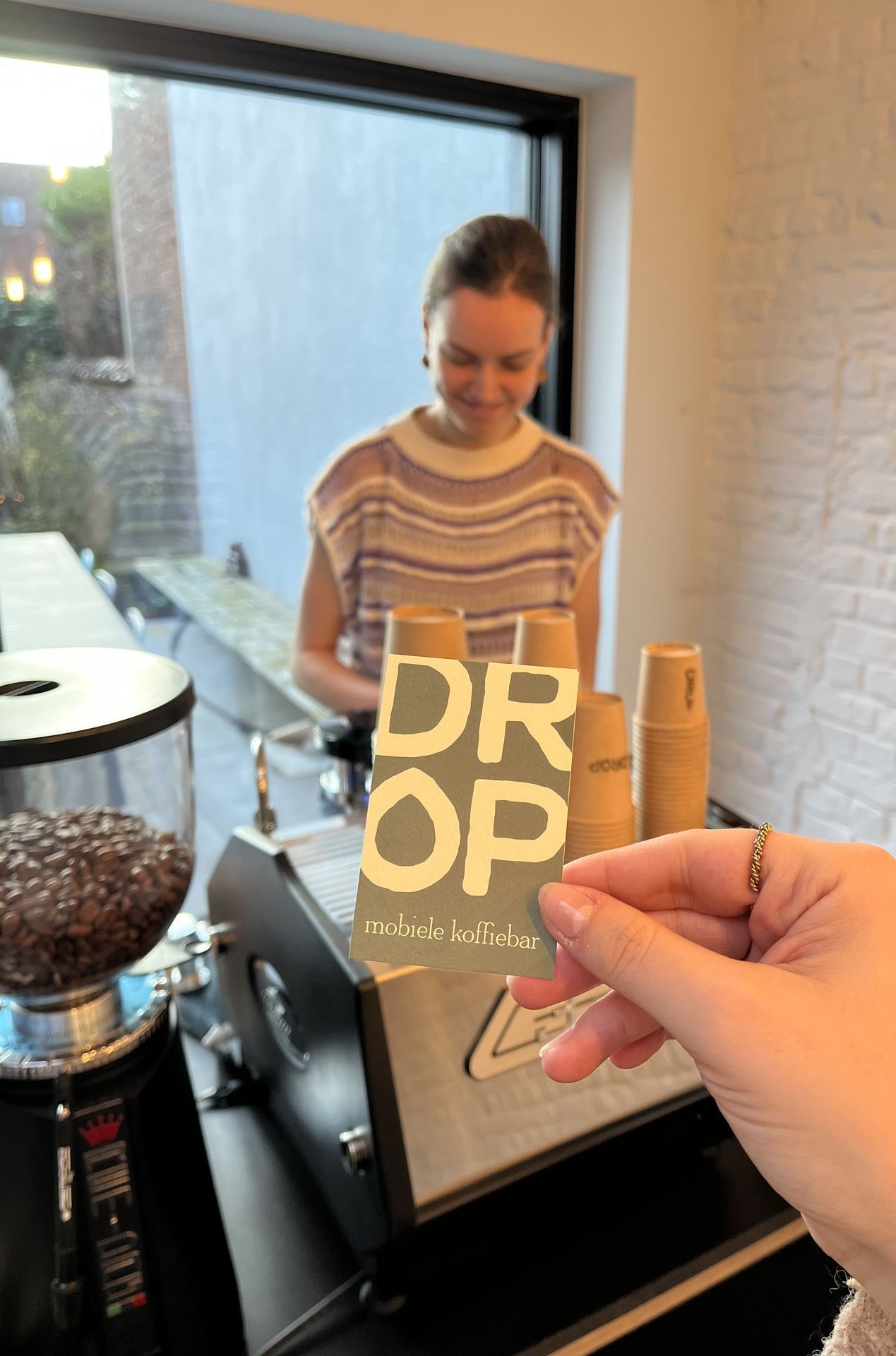 Drop visitekaartje