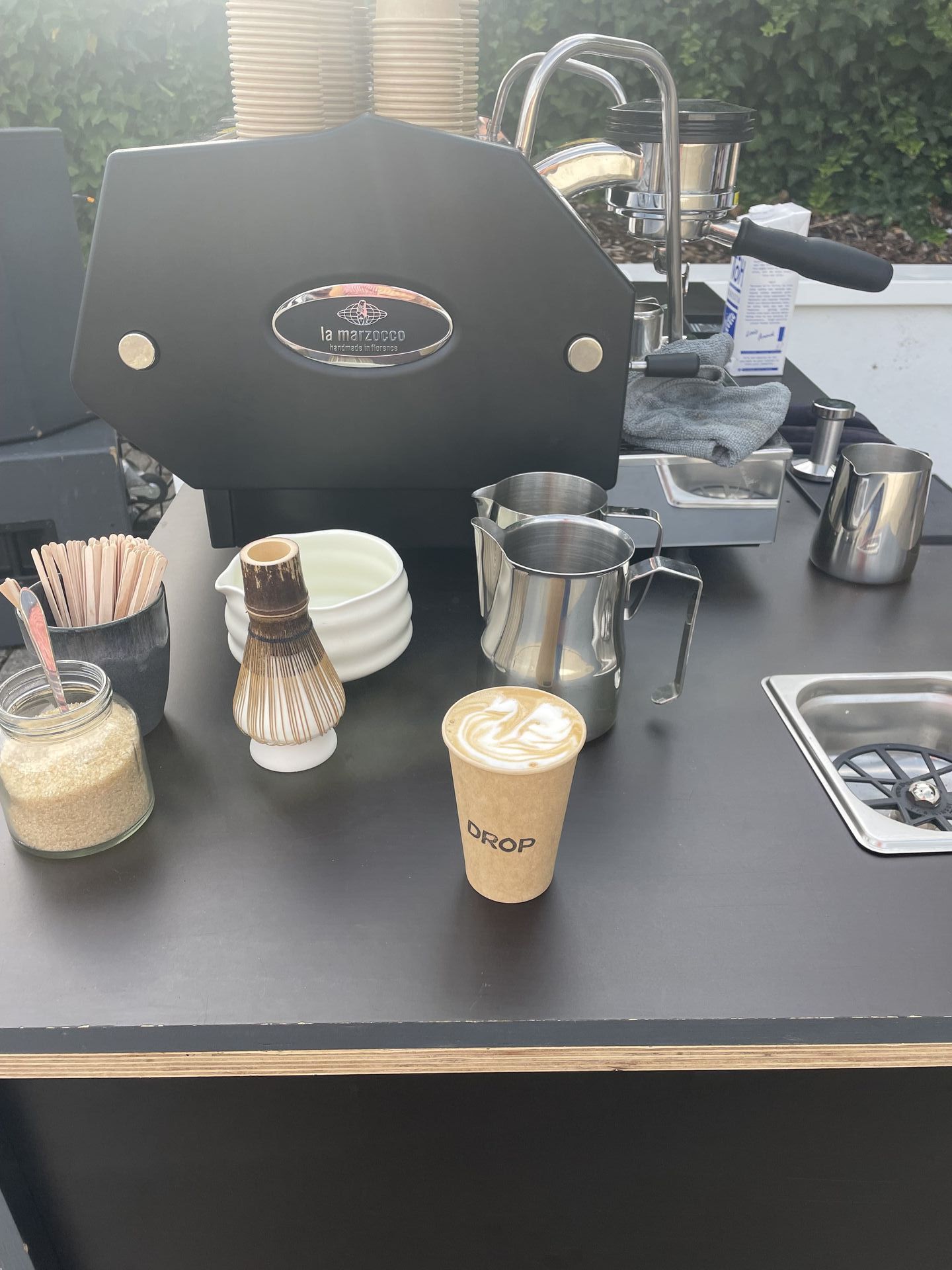 Drop mobiele koffiebar